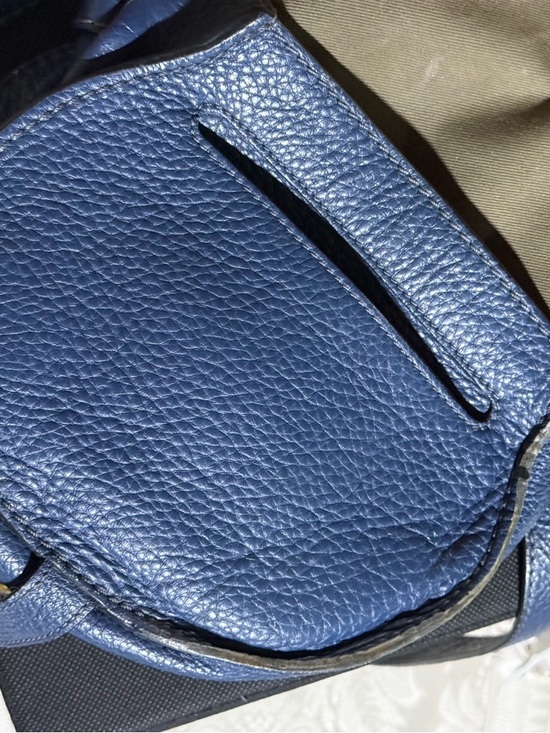 Authentic Chloe\' Marcie Saddle Bag in Cobalt Blue \